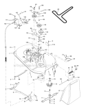 Page J Diagram and Parts List for WE12538H  Weed Eater Lawn Tractor